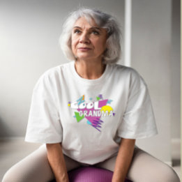 Retro Cool Oma Vrouwen T-shirt