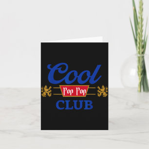 Retro Cool P P Club Familie Matching Vaderdag F Kaart