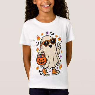 Retro Cool Spook met Zonnebril Grap T-shirt