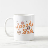 Retro Cool Spooky Babe Halloween Koffiemok (Links)