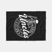 Retro Cool Uncles Club Funny New Uncle Men Skeleto Fleece Deken (Voorkant (Horizontaal))