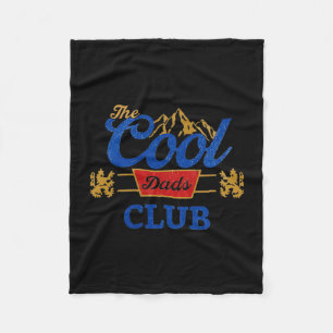 Retro coole vaders club grappige vader vaderdag fleece deken