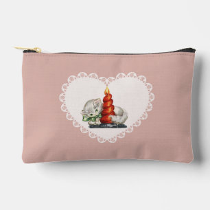 Retro Coquette Baby Dieren Cat Gingham Etui