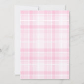 Retro Coquette Roze strik Afstuderen Kaart (Achterkant)