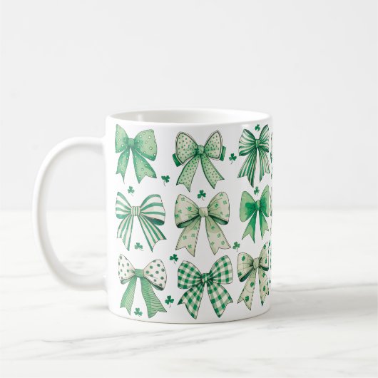 Retro Coquette St Patrick's Day - C004 Koffiemok (Links)