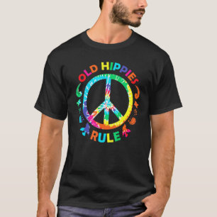 Retro Costume Hippy Old Hippies Rule Hippi T-shirt