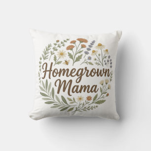 Retro Cottagecore Plant Moeder Goudsbloem Esthetie Kussen