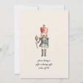 Retro Country  Vrolijk Kerstfeest Kaart (Achterkant)