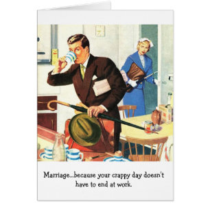 Retro Couple - huwelijksontgoocheling,