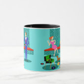 Retro Couple met Dog Mok (Midden)