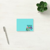 Retro Couple met Dog Post-It Notes (Kantoor)