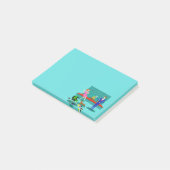 Retro Couple met Dog Post-It Notes (Schuin)