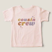 Retro Cousin Crew | Overeenkomende Kinderen (Design voorkant)