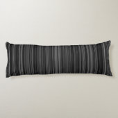 Rétro coussin blanc noir de corps de rayure de (Dos)