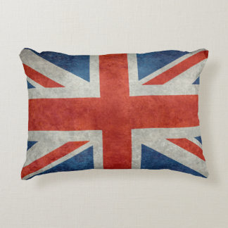 Rétro coussin d'accent de drapeau britannique