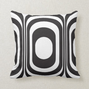 Rétro coussin décoratif les années 70 60s