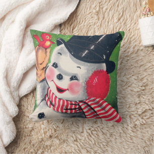 Rétro coussin vintage de décor de maison de