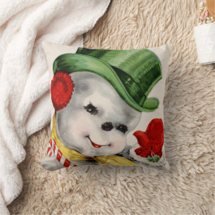 Rétro coussin vintage de décor de maison de