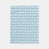 Rétro couverture carrée blanche faite sur commande (Devant)