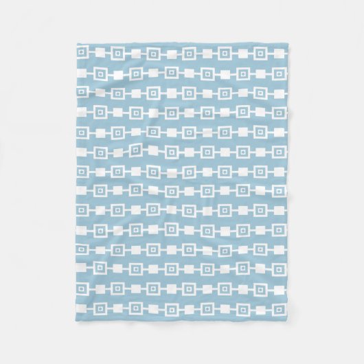 Rétro couverture carrée blanche faite sur commande (Devant)