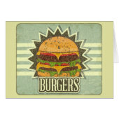 Rétro couverture pour le menu d'aliments de (Devant horizontal)