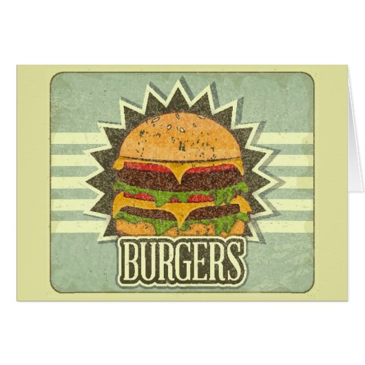 Rétro couverture pour le menu d'aliments de (Devant horizontal)