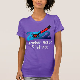 Retro COVID Vaccin Random Act of Kindness T-shirt