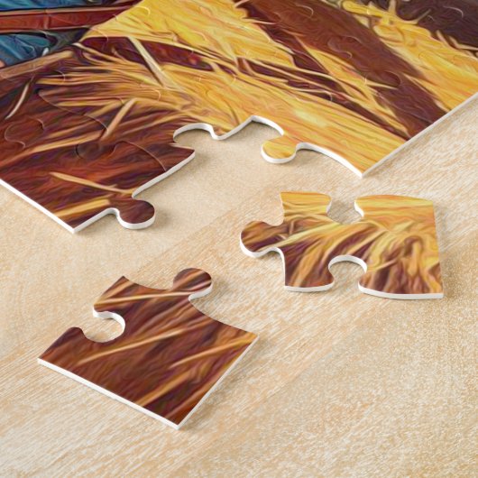 Retro Cowgirl Pin Up Legpuzzel (Zijkant)