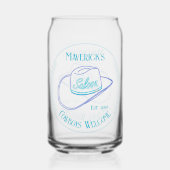 Retro Cowgirl Saloon Peut Bière Boire (Verso)