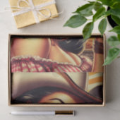 Retro Cowgirl Tissuepapier (Geschenk)