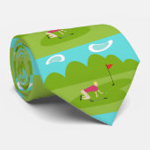 Rétro cravate de golfeur (Roulé)