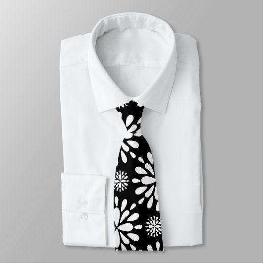 Rétro cravate florale de conception (Attaché)