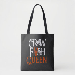 Retro Crawfish Queen Seafood Draagtas