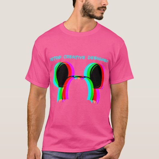 Retro Creative Designs ® Cool. Colourfull. Modern  T-shirt (Voorkant)