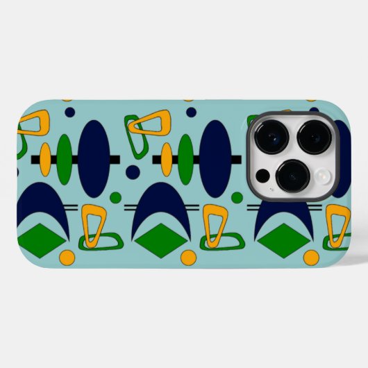 Retro Crescent Totem-vormen Case-Mate iPhone Case (Achterkant (horizontaal))