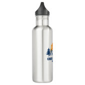 Retro Crestone Peak Hike T-shirt Waterfles (Links)
