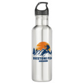 Retro Crestone Peak Hike T-shirt Waterfles (Voorkant)