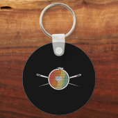 Retro Cross Stich Sleutelhanger (Voorkant)