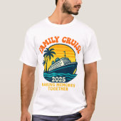 Retro Cruise Shirt Family Vacation 2025 (Voorkant)