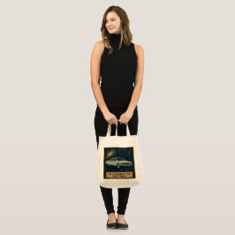 Retro Cruiser in Deep Space  Tote Bag