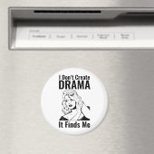 Retro Crying Woman Drama Magnet Magneet (Insitu (Vaatwasser))