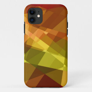 retro cubisme en lichte abstracte kunst iPhone 11 hoesje