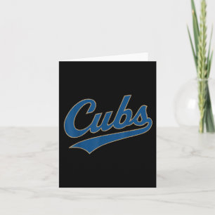 Retro Cubs Bijnamen Vintage Voor Vrouwen Mannen Jo Kaart