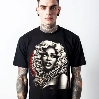 Retro Cult Pulp Girl T-shirt