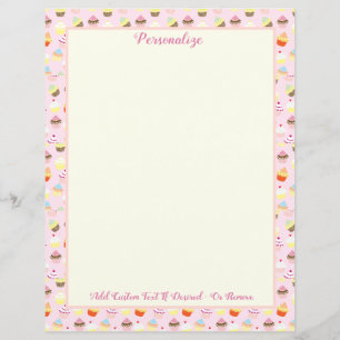 Retro Cupcakes Bakery Dessert personaliseren