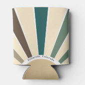 Retro Custom Brown Trees Bachelor Weekend Blikjeskoeler (Achterkant)