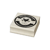 Retro Custom Fresh Eggs Family Boerderij Rubber St Rubberstempel (Stempel)