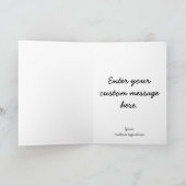 Retro Custom Hippy Peace Christmas Wenskaart Feestdagen Kaart (Binnen)