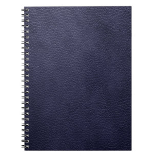 Retro Custom Navy Blue Leather Notitieboek