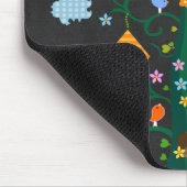 Retro Custom Trendy Colorful Owl Muismat (Hoek)